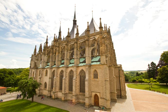 Catedral de Santa Bárbara, em Kutná Hora