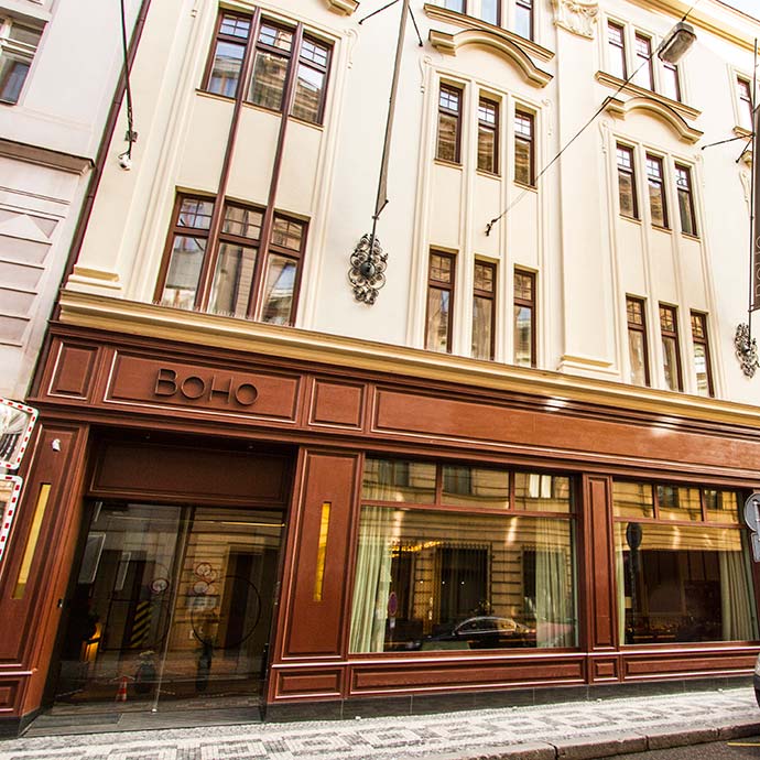 Hotel em Praga: o lindo prédio de 1911 e a fachada do BoHo