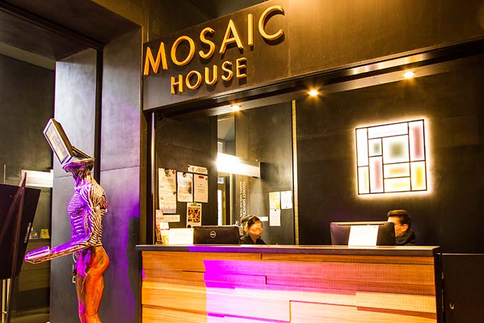 Hotel em Praga: recepção do Mosaic House
