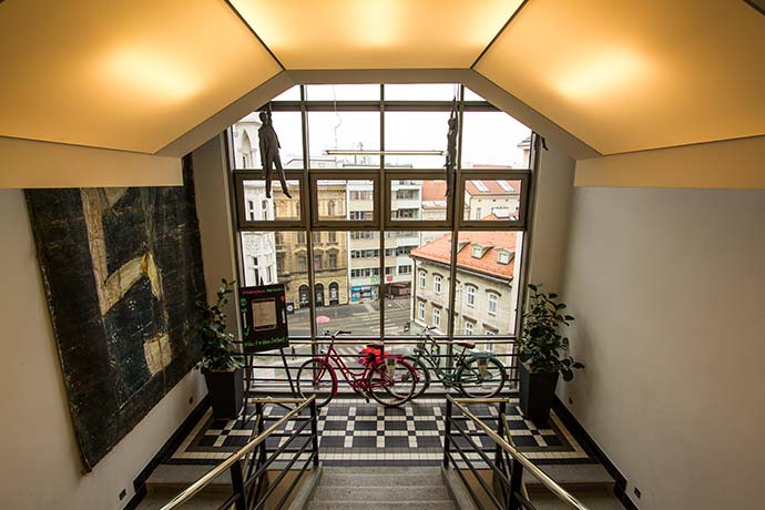Hotel em Praga: interior do Mosaic House