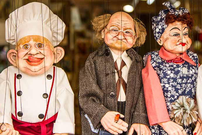 Praga: marionetes