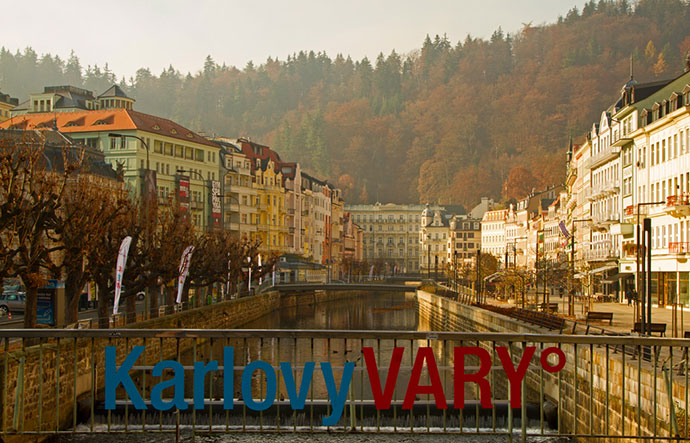 Karlovy Vary: rio Teplá